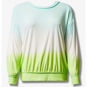 Reverse 🔄 💧 Terry Drop Shoulder Sweatshirt by Torrid size 3 😽⭐️💝🥰☝🏻